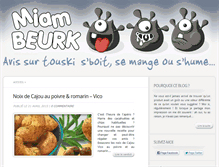 Tablet Screenshot of miambeurk.fr